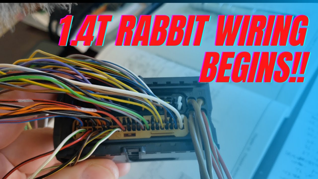 Starting on wiring the 1975 rabbit for the 1.4t CZTA mk1 conversion!