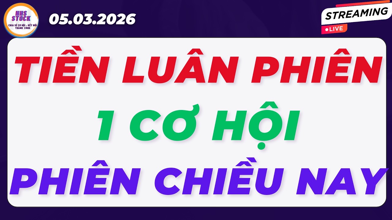 1 CƠ HỘI PHIÊN CHIỀU NAY | CHU KỲ SÓNG 2026