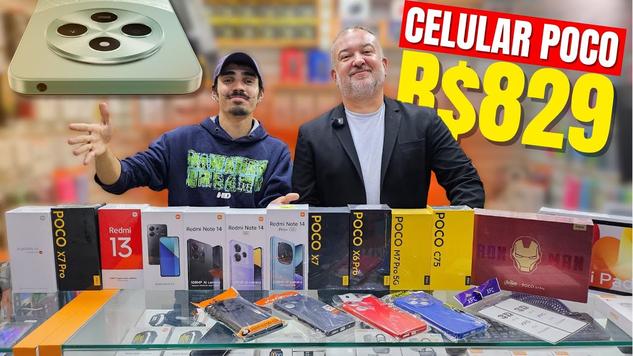 CELULAR XIAOMI POCO POR R$829 NA ÚTIMA PROMOÇÃO DE ANIVERSÁRIO.