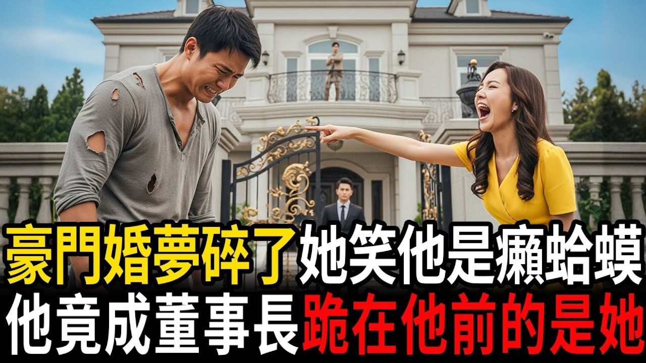 豪門婚夢碎成灰：她笑他癩蛤蟆，他卻成了董事長；跪在他面前的人，換成了她！#感人故事 #老年故事 #口述故事 #人生故事