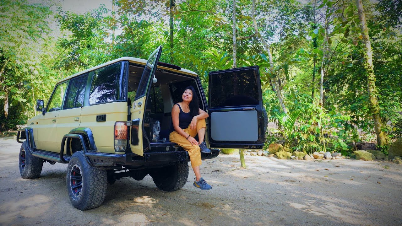 Впервые ночую в Land Cruiser | Кемпинг для одного автомобиля