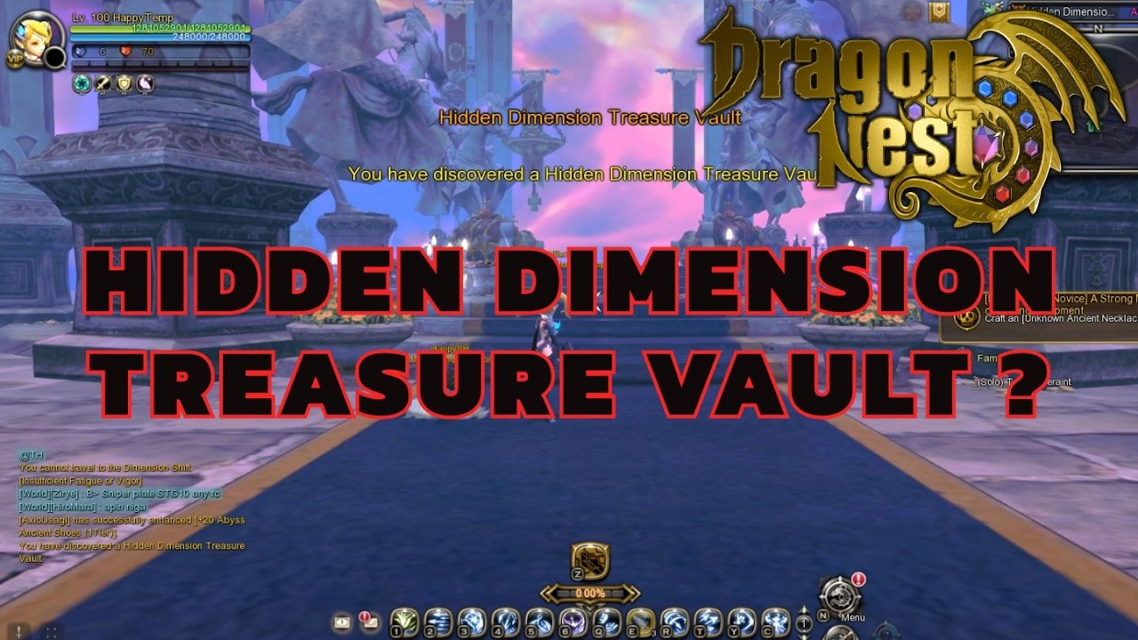 Hidden Dimension Treasure Vault? [Dragon Nest Sea]