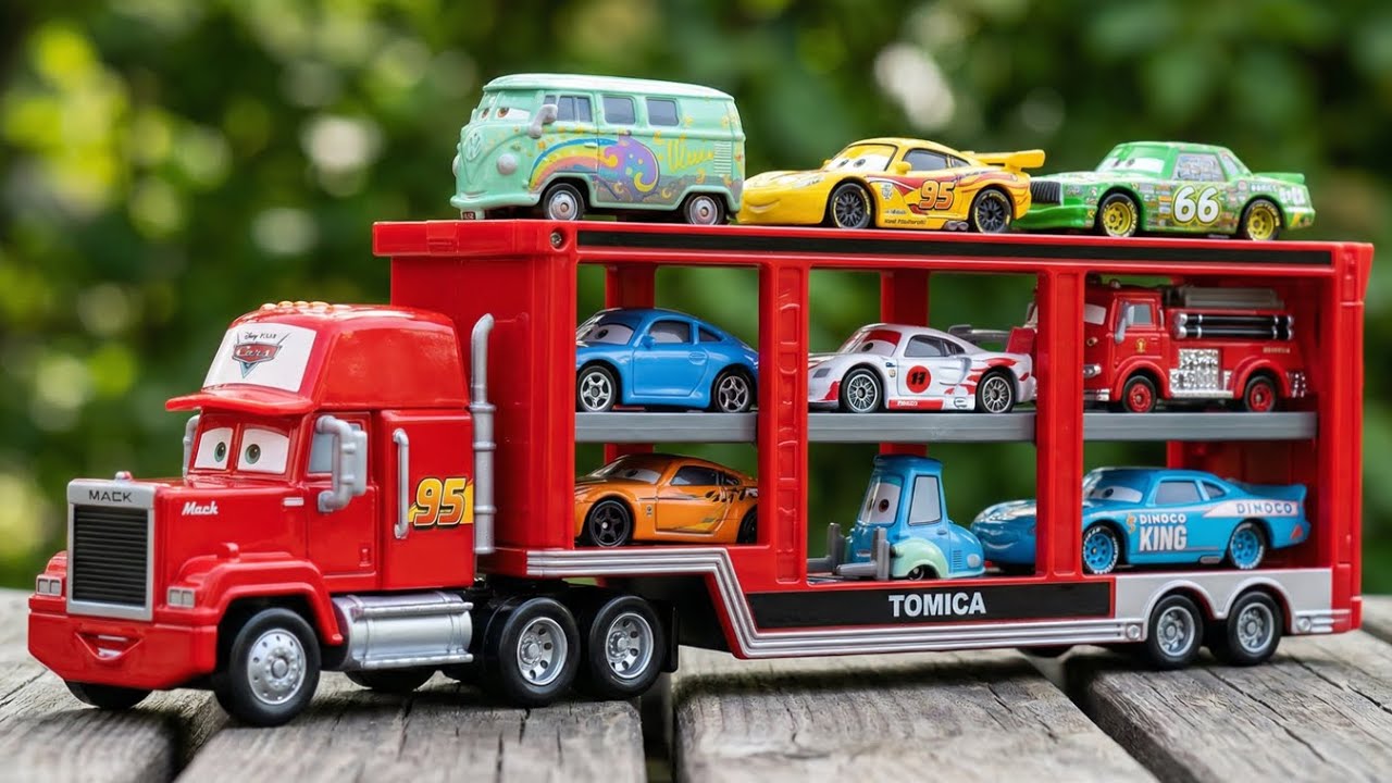 Disney Pixar Cars Unboxing Review | Lightning McQueen, Tow Mater, Doc Hudson, Sally Carrera, Cruz