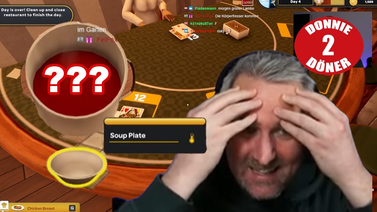 Tomatensuppe verschüttet? Erstmal ins Casino! :D | Kebab Chefs! Restaurant Simulator