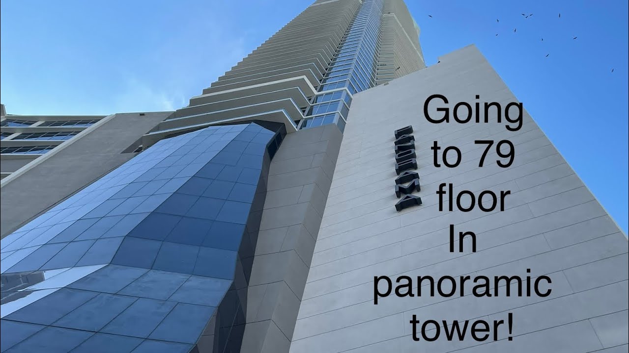 Elevator at panorama tower in Miami Fl going to 79 floor!