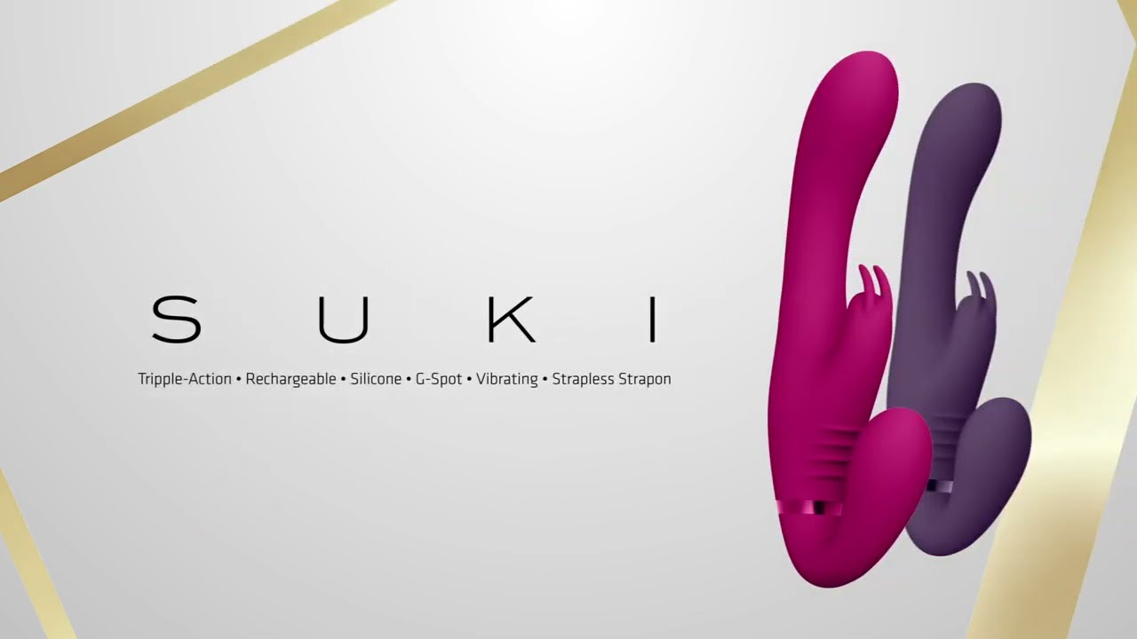 VIVE Suki Vibrating Strapless Strap on Rabbit
