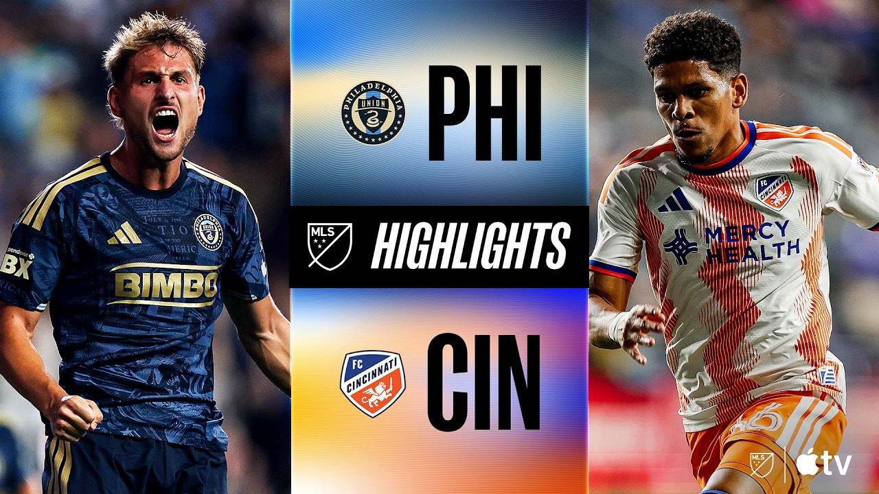 Philadelphia Union vs. FC Cincinnati | Full Match Highlights | Damiani HATTY!