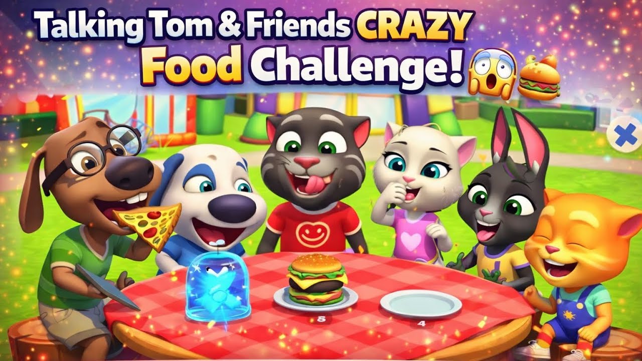 My Talking Tom and Friends are Eating food | New Version