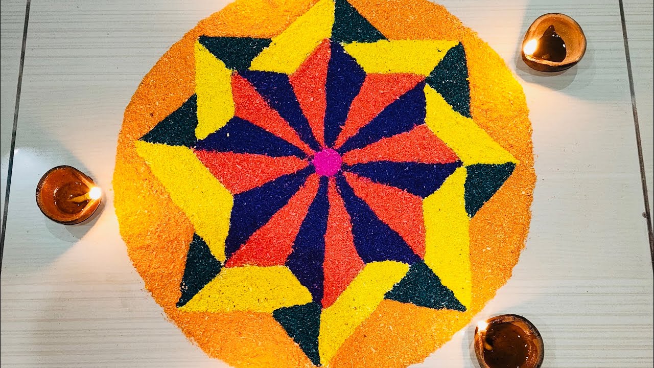 3D Rangoli design 