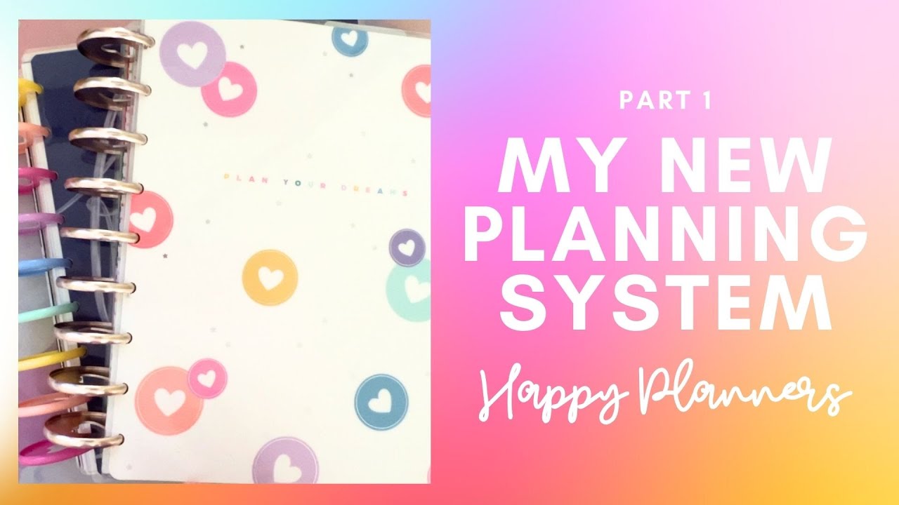 Happy Planners - My new Planning System - Part 1 - Adult Colouring Journal