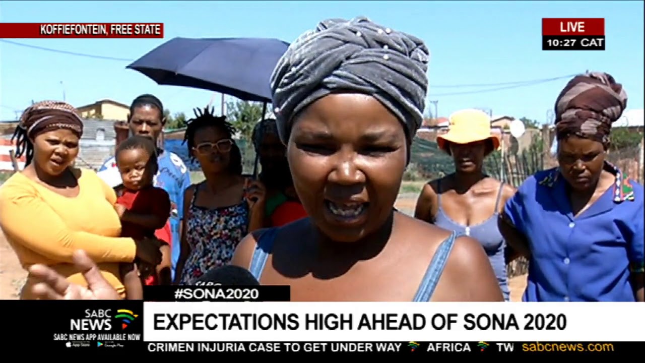 #SONA2020 | Expectations high ahead of SONA 2020: Koffiefontein