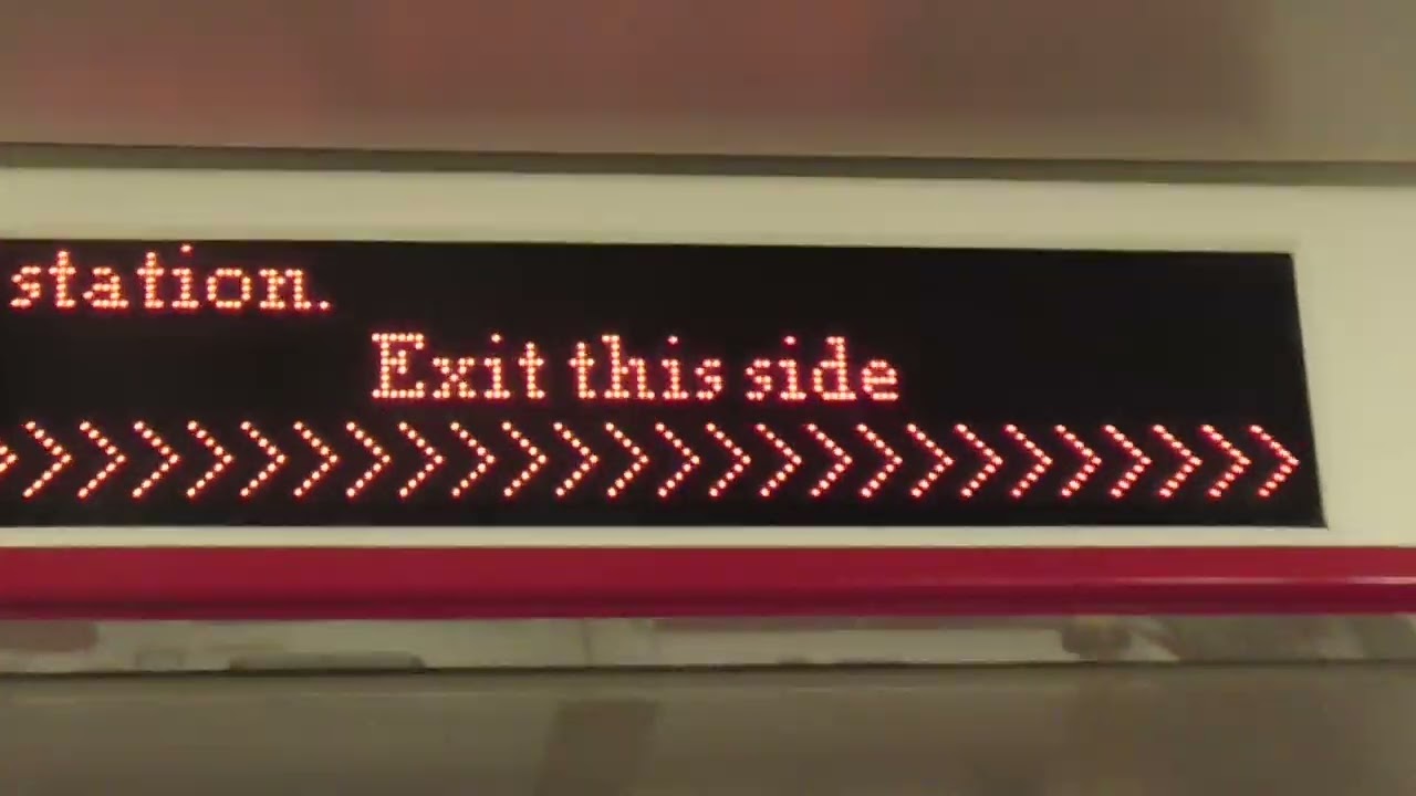 TR Train Departing Highway 407 Station