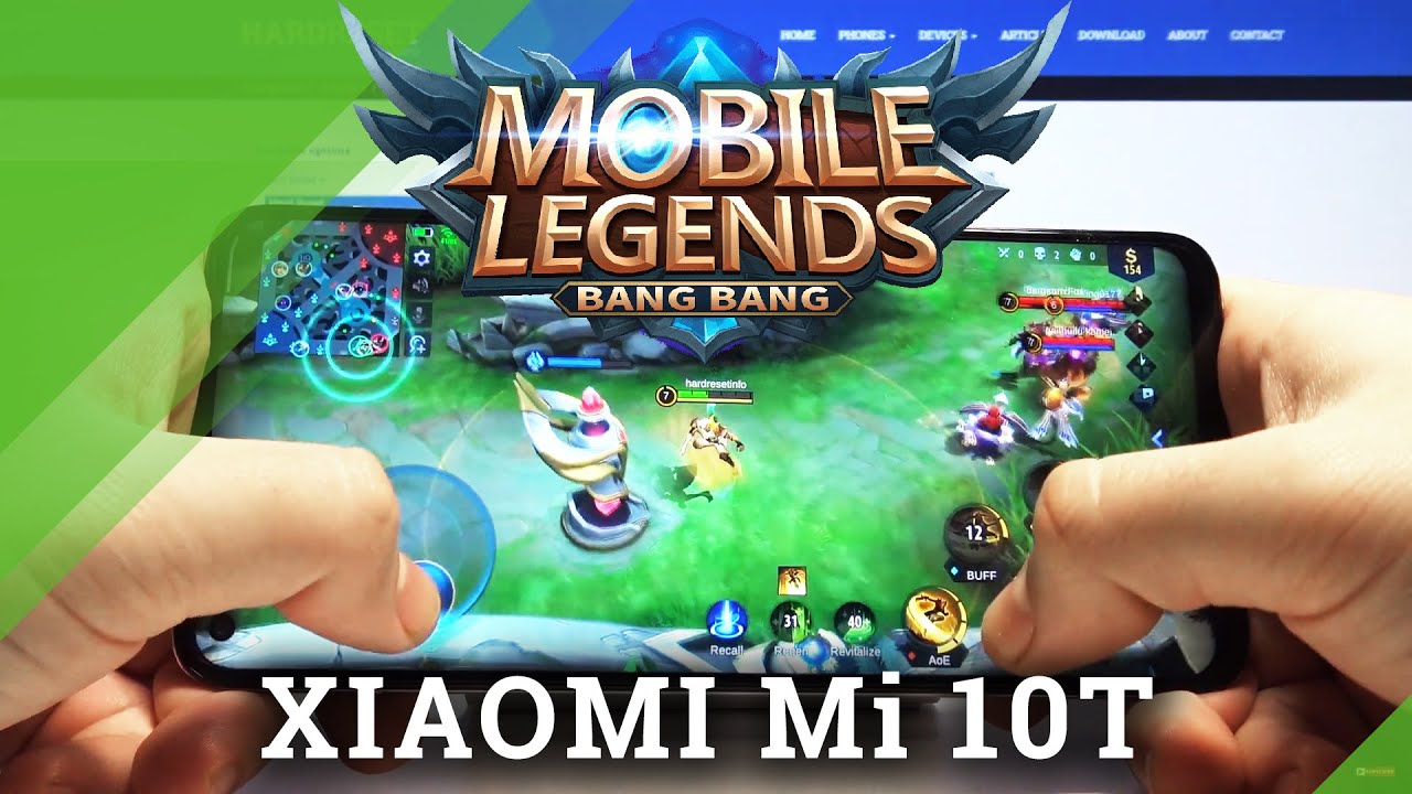 Mobile Legends Example Gameplay - Xiaomi Mi 10T Review