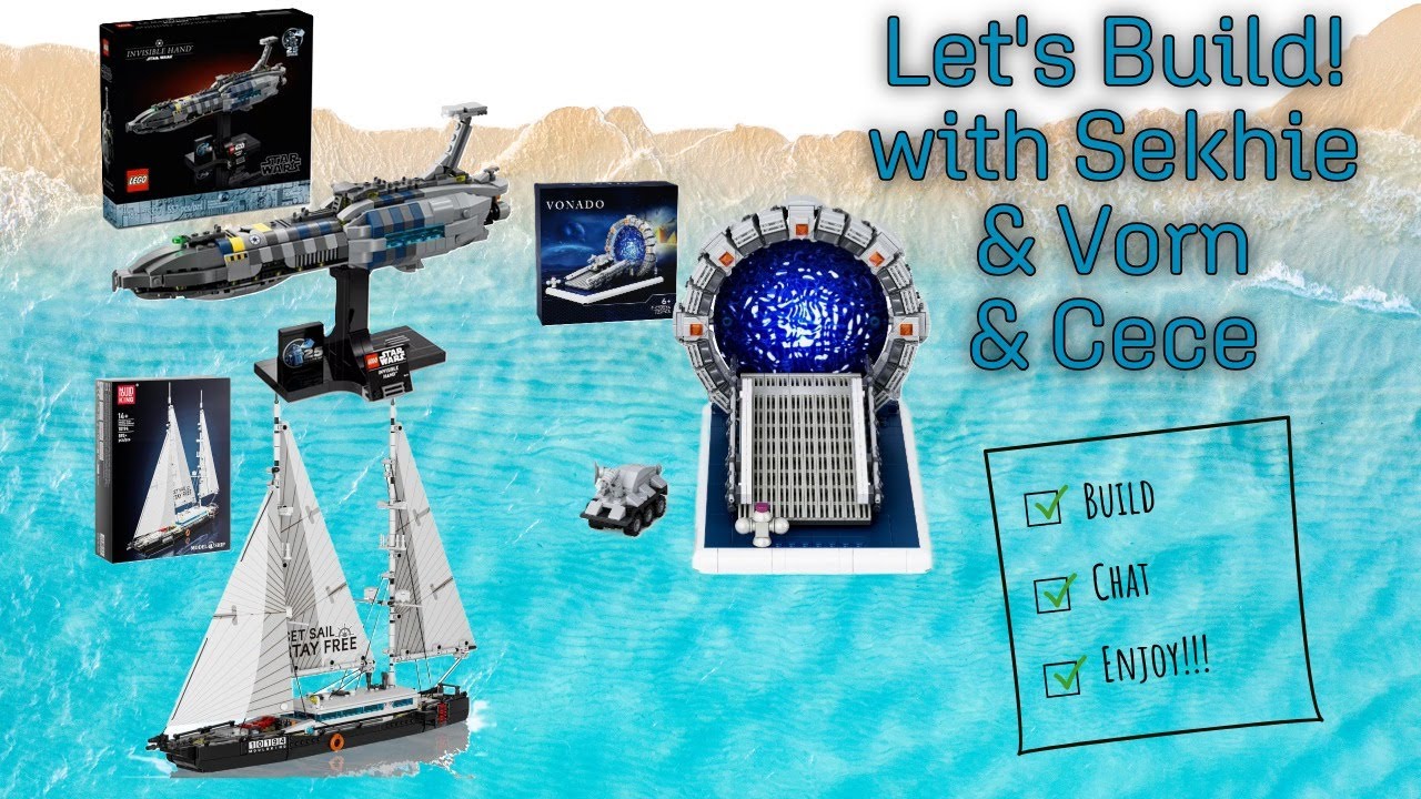 Build Time w/ Sekhie! (& Vorn & Cece!!!) | Lego, Vonado, Mould King
