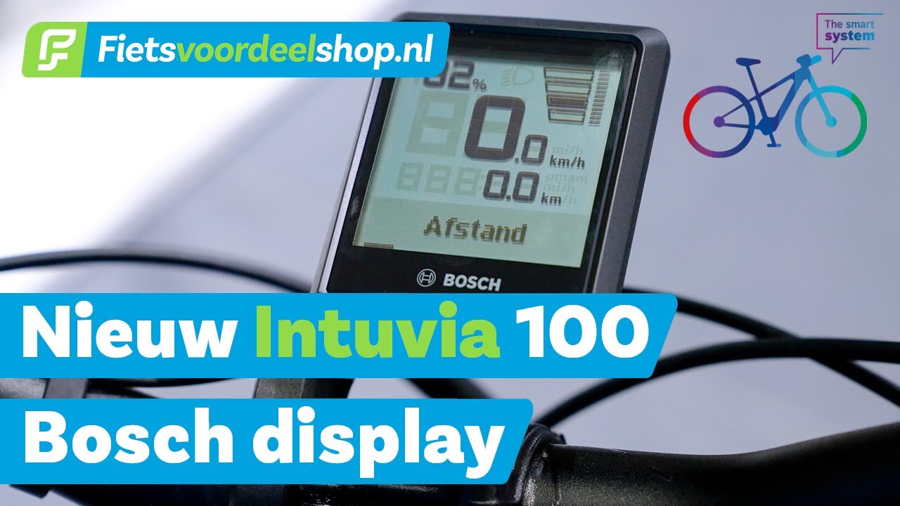 Zo werkt het Intuvia 100 display van Bosch