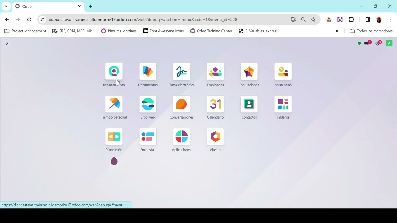 Demo Mit Mut de Odoo RRHH 1