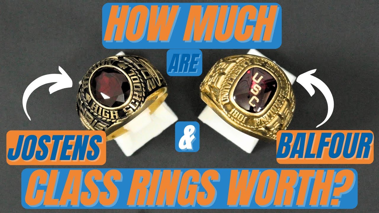 How Much Are Jostens & Balfour Class Rings Worth?