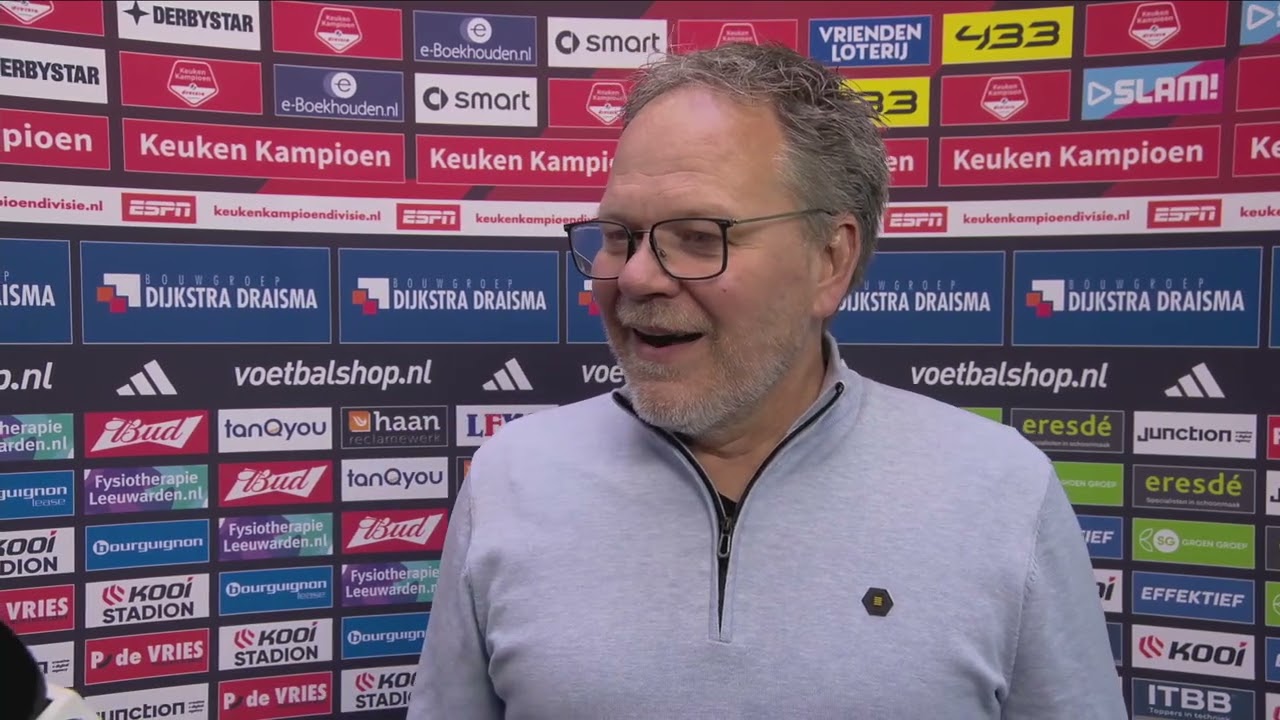 De Jong na gelijkspel: 