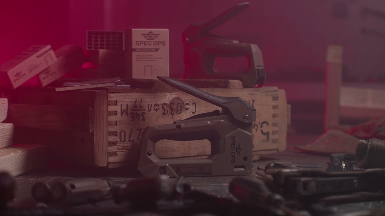 Spec Ops Staple Gun | Up to 50% Easier Torsion Spring Control
