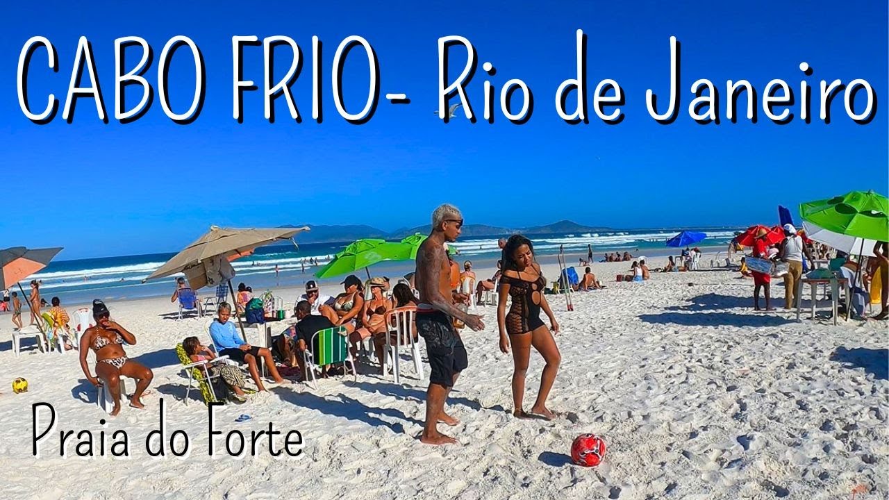 CABO FRIO - Rio de Janeiro | Praia do Forte  (Walking Tour)