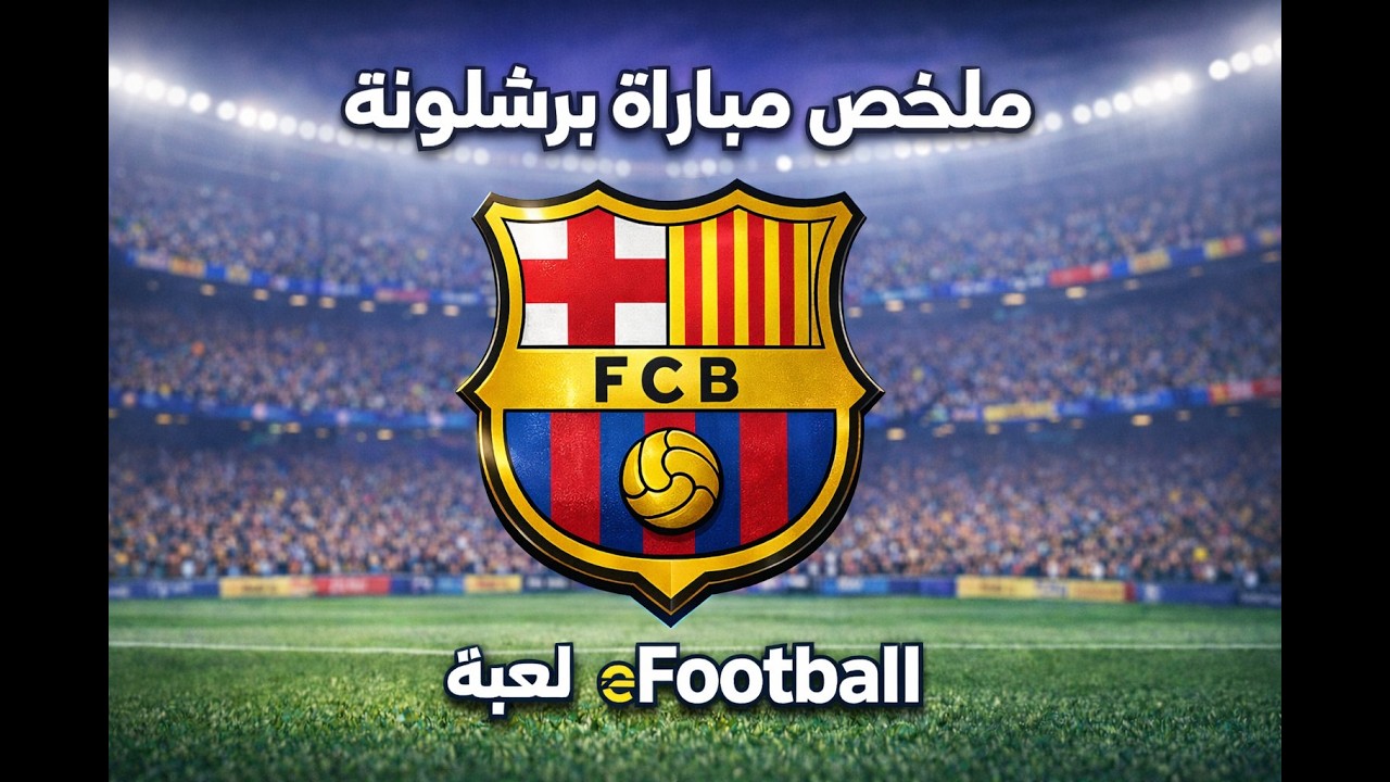 ملخص مباراة برشلونة في هذه اللعبه