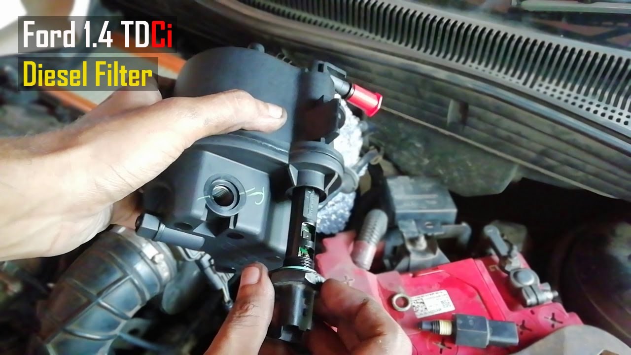 Replace Diesel Fuel Filter | Ford 1.4 TDCi | Figo Fiesta Focus | Daily Hands |