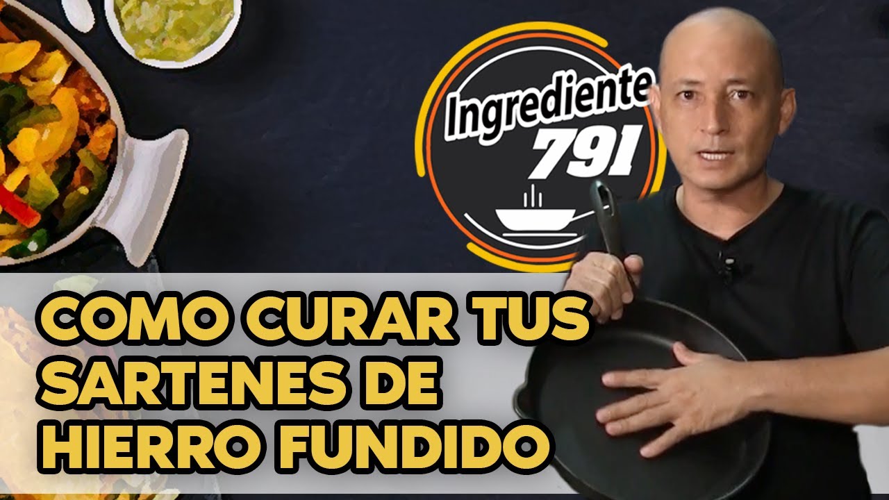 Como 🚀 [CURAR] un [SARTÉN] de 💪 hierro fundido