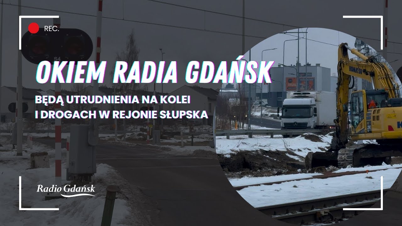 Będą utrudnienia na kolei i drogach w rejonie Słupska