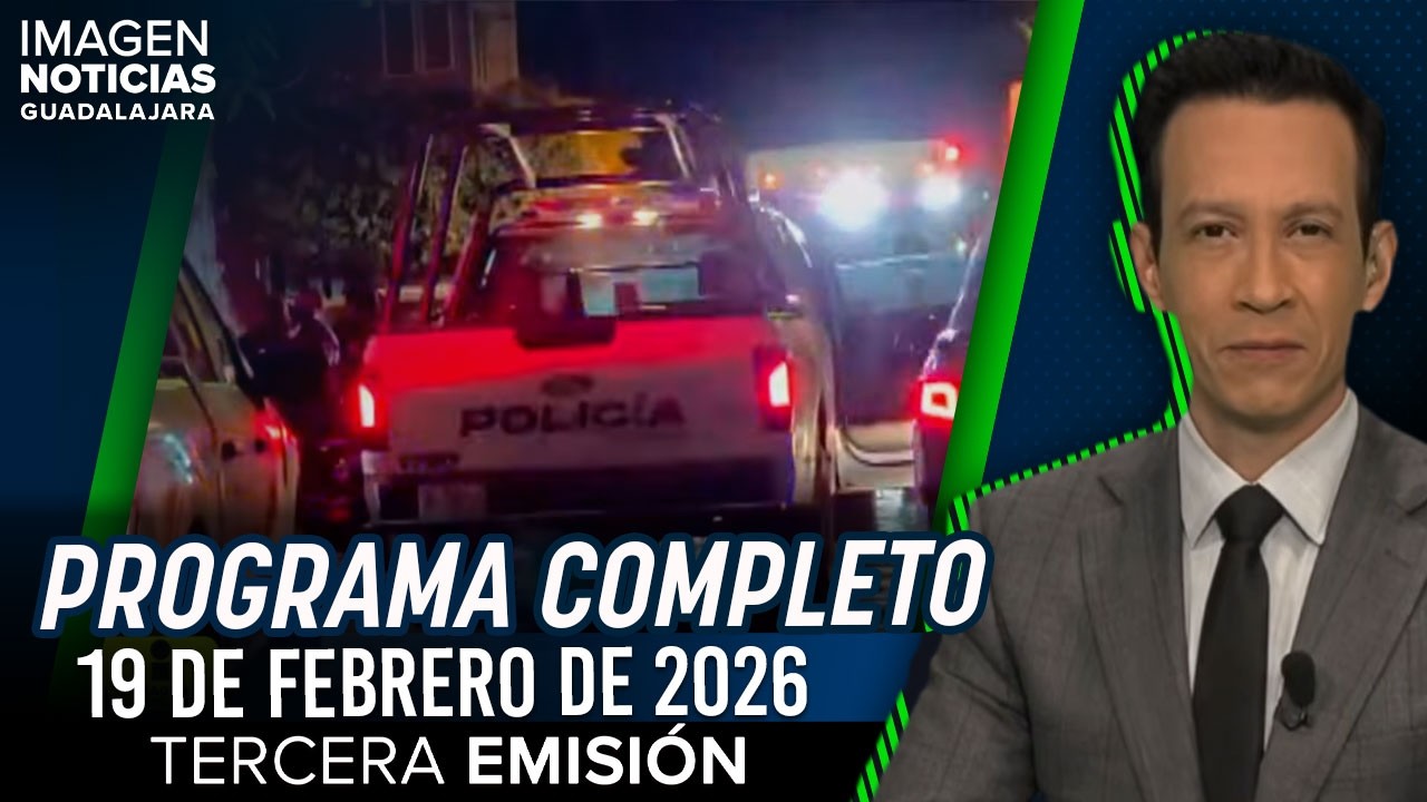 Imagen Noticias GDL con Ricardo Camarena | Programa completo 19 de febrero 2026
