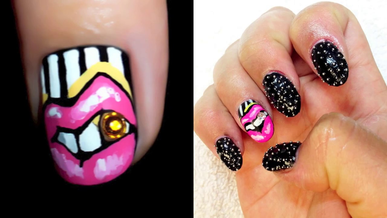 Spiked Nails (Caviar/Micro Beads) with Attitude