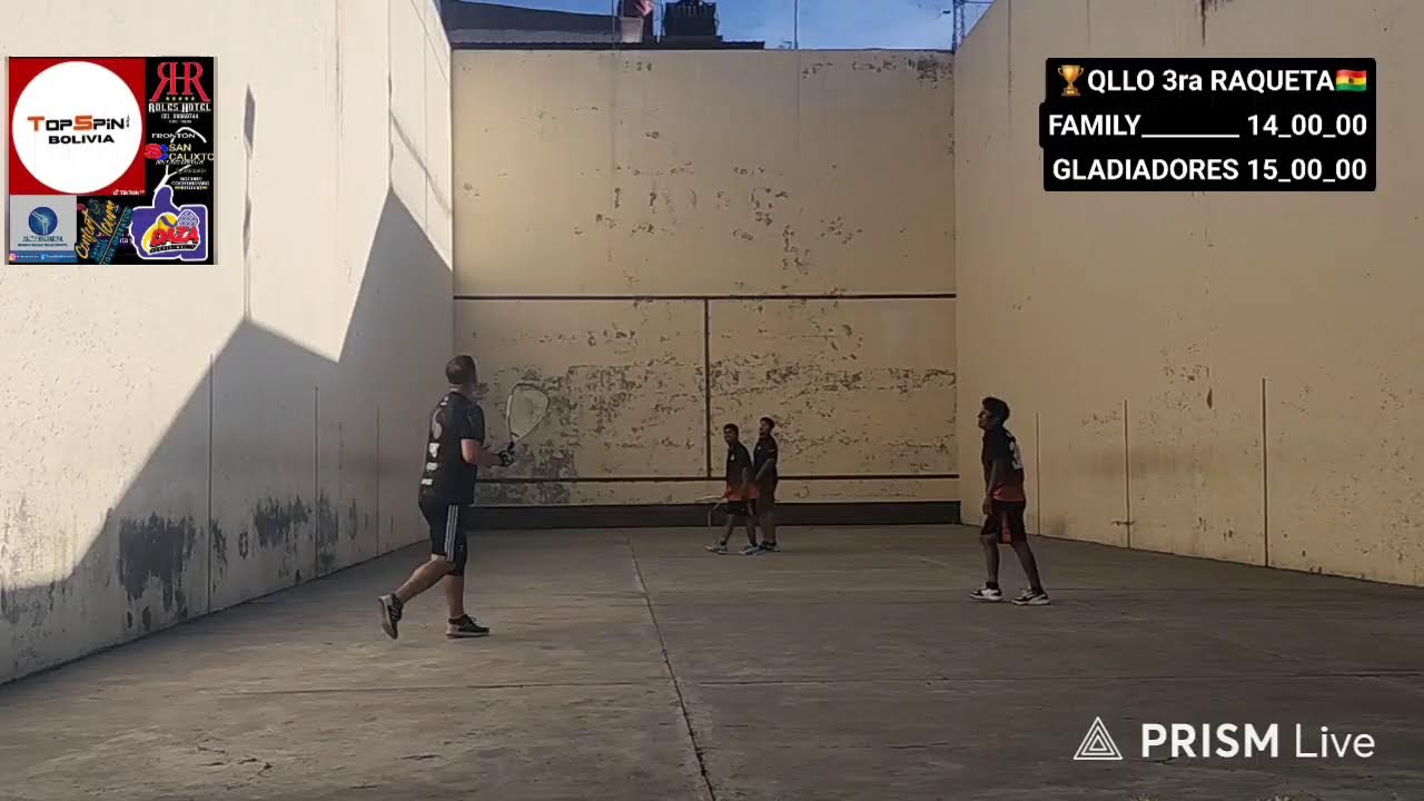 RAQUETA FRONTÓN 3ra EN QUILLACOLLO 13 DE FEBRERO 2026