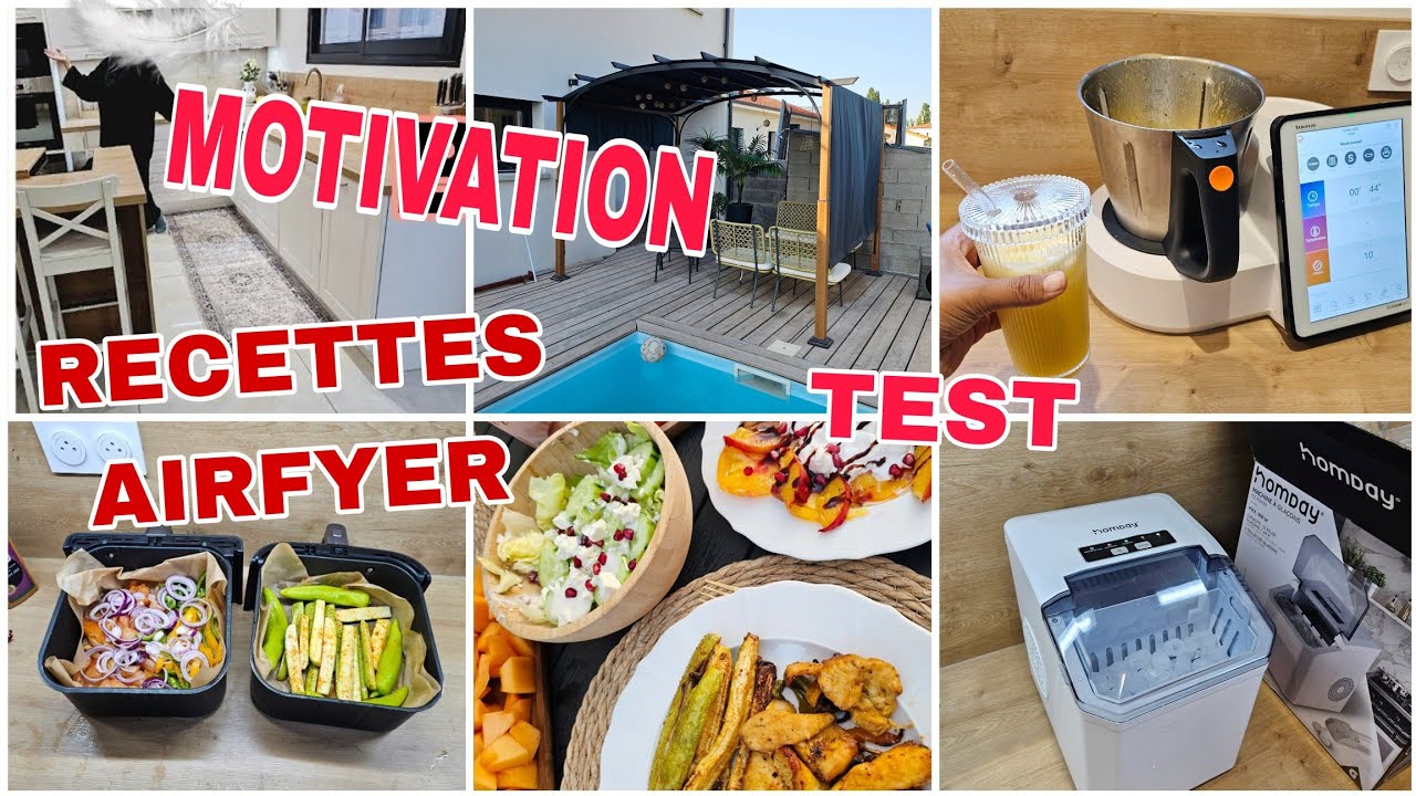 MOTIVATION _ RECETTES AIRFYER FACILE & RAPIDE _ VLOGS  #recettefacile #airfryer #airfryerrecipes