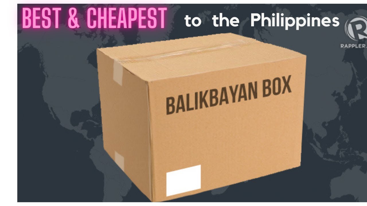 THE BEST & CHEAPEST WAY TO SHIP TO THE PHILIPPINES - Shipping to the Philippines with BalikBayan