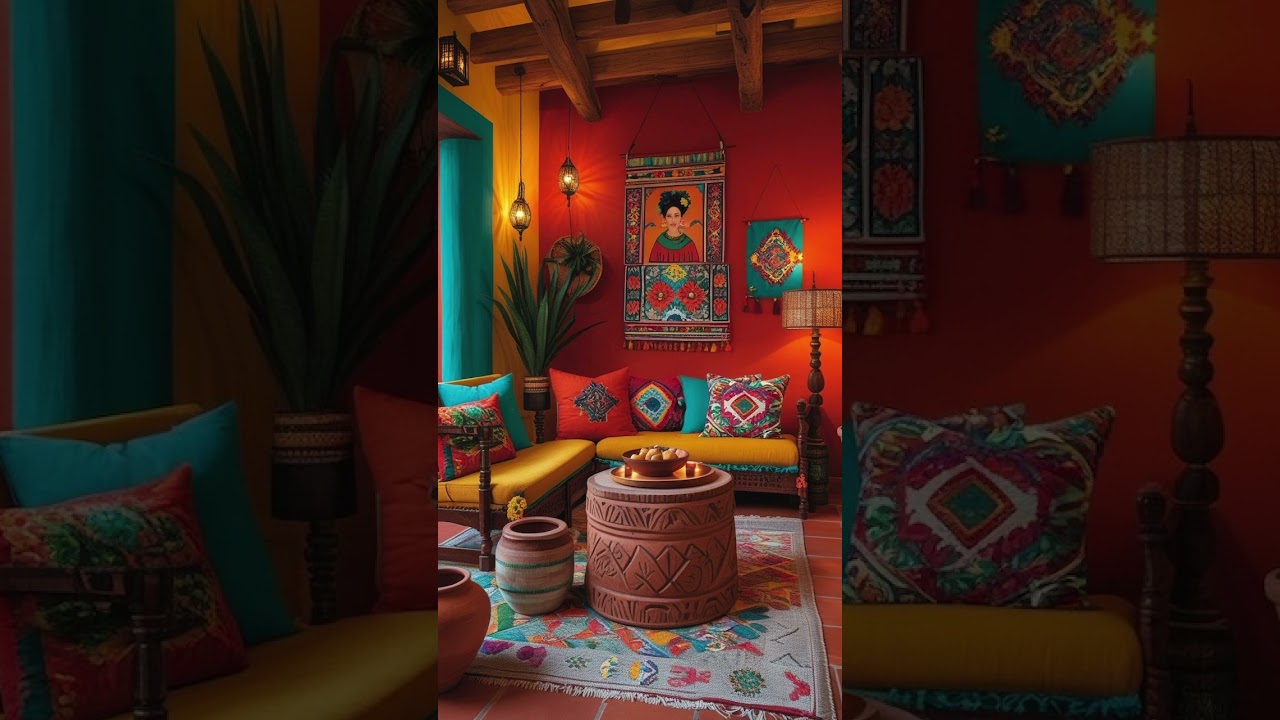 Mexican Style Home Decor Ideas | Colorful Home Decor Inspiration#home homedecor  #homedecorideas