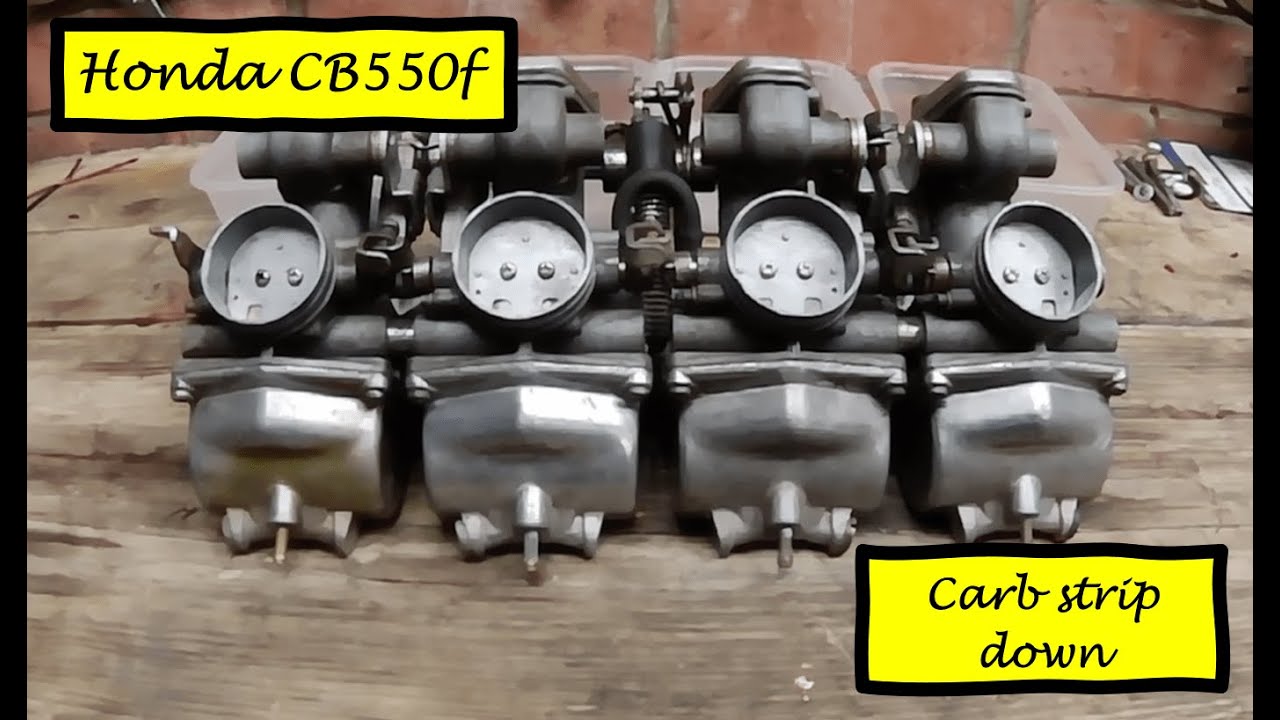 Honda CB550f - Carburettor strip down Keihin 069A (Type 1)
