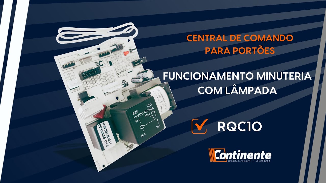 6 FUNCIONAM MINUTERIA C LÂMPADA  RQC10 1