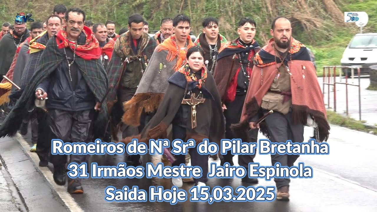 Romeiros da Paróquia de Nª Srª do Pilar Bretanha Oração S. António 31 Irmãos Mestre Jairo Espinola