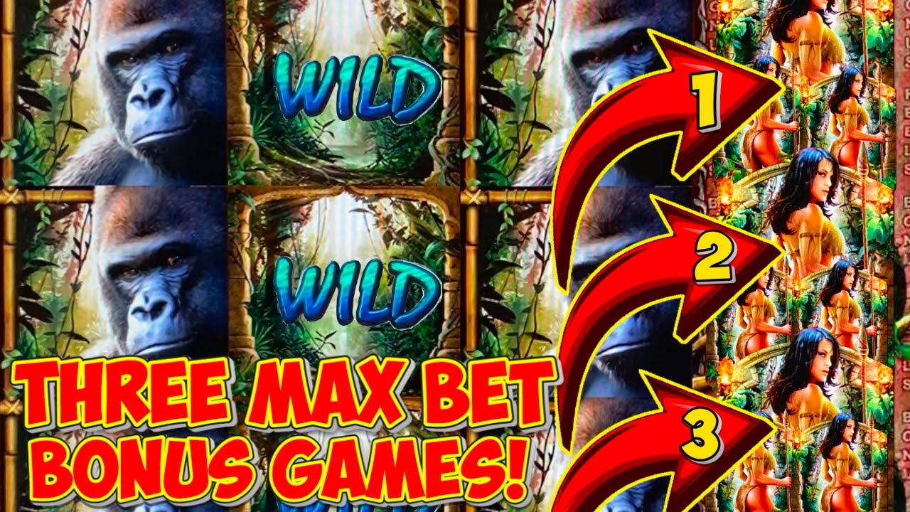 🤠TRIPLE MAX BET BONUS on Queen Of The Wild Slot Machine!💥WMS Classic Live Play - THREE HUGE WINS
