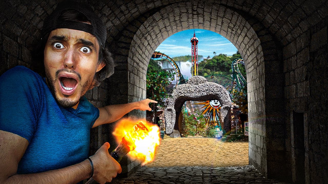 ENCONTRE UNA FERIA ABANDONADA EN UN TUNEL SECRETO