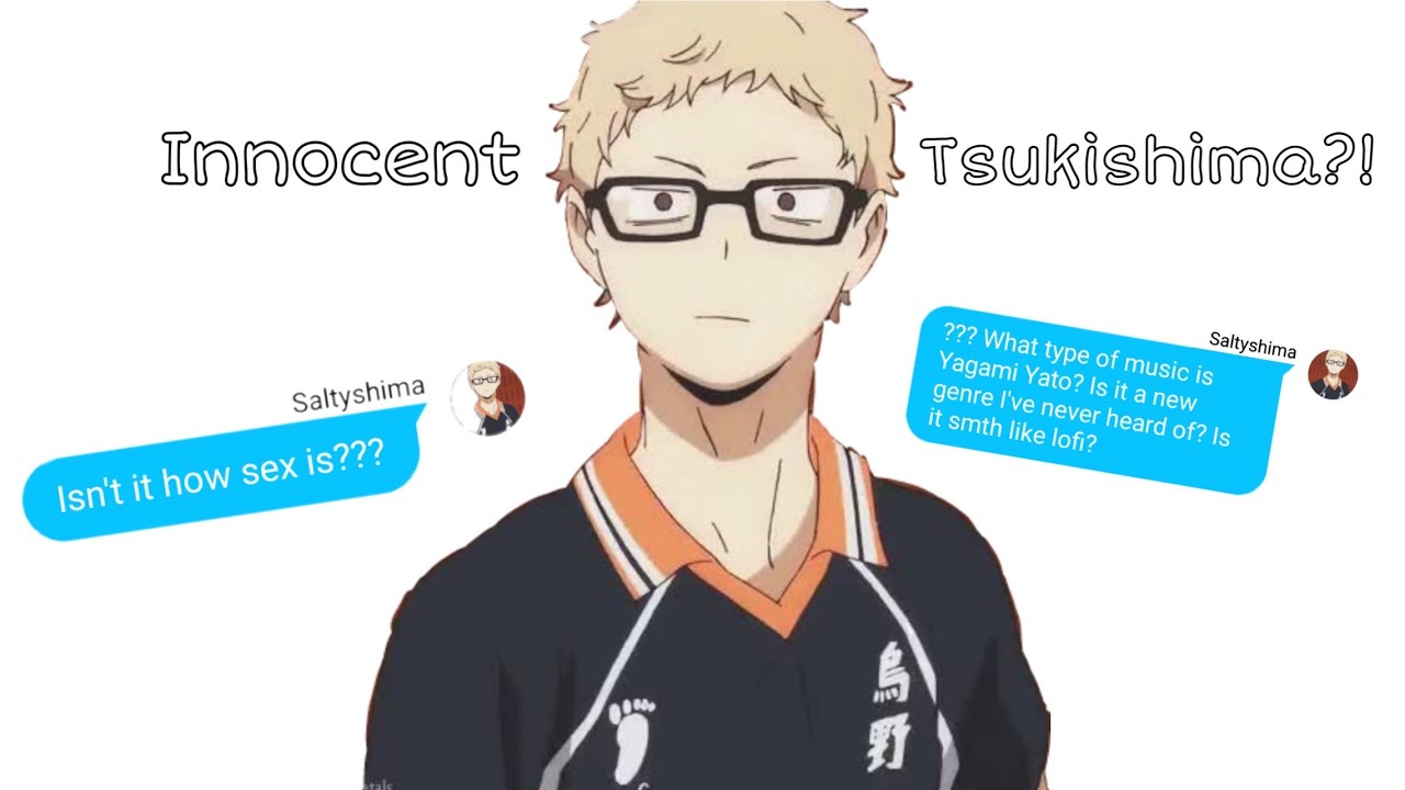 Innocent Tsukishima?! | Haikyuu! Texting Story
