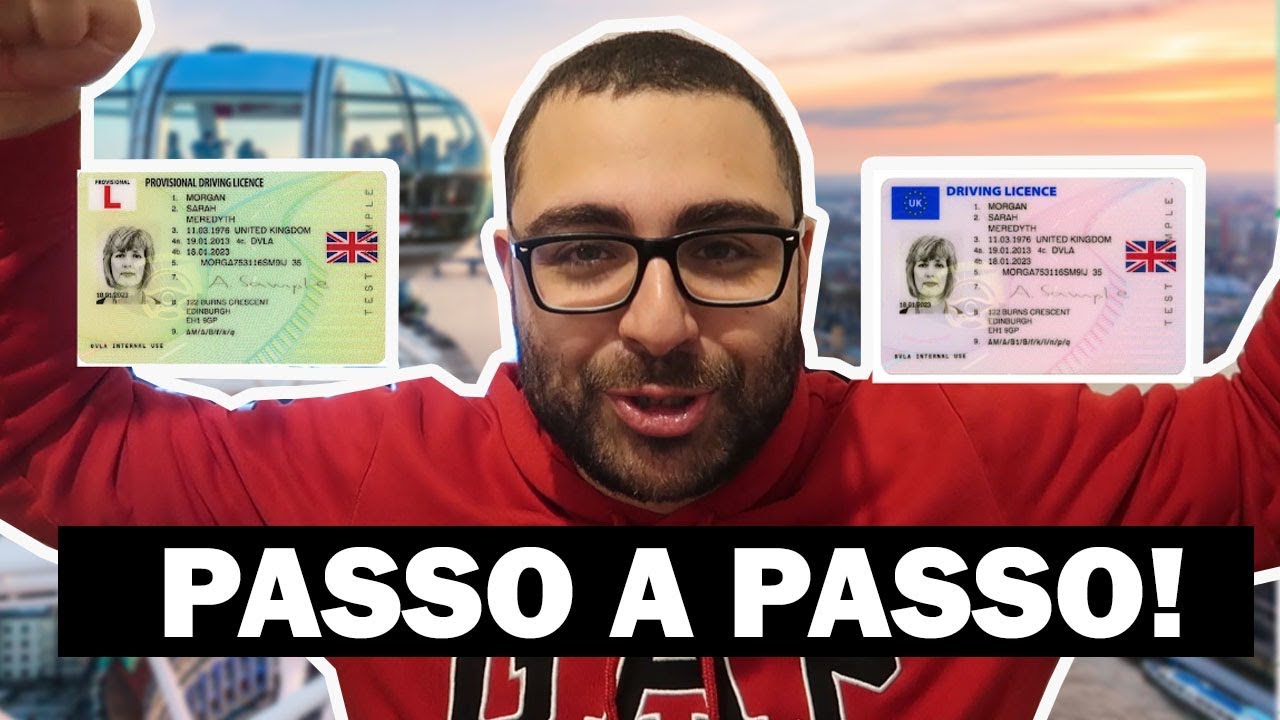 COMO TIRAR A CARTEIRA DE MOTORISTA PROVISÓRIA NO REINO UNIDO - FORMULÁRIO D1
