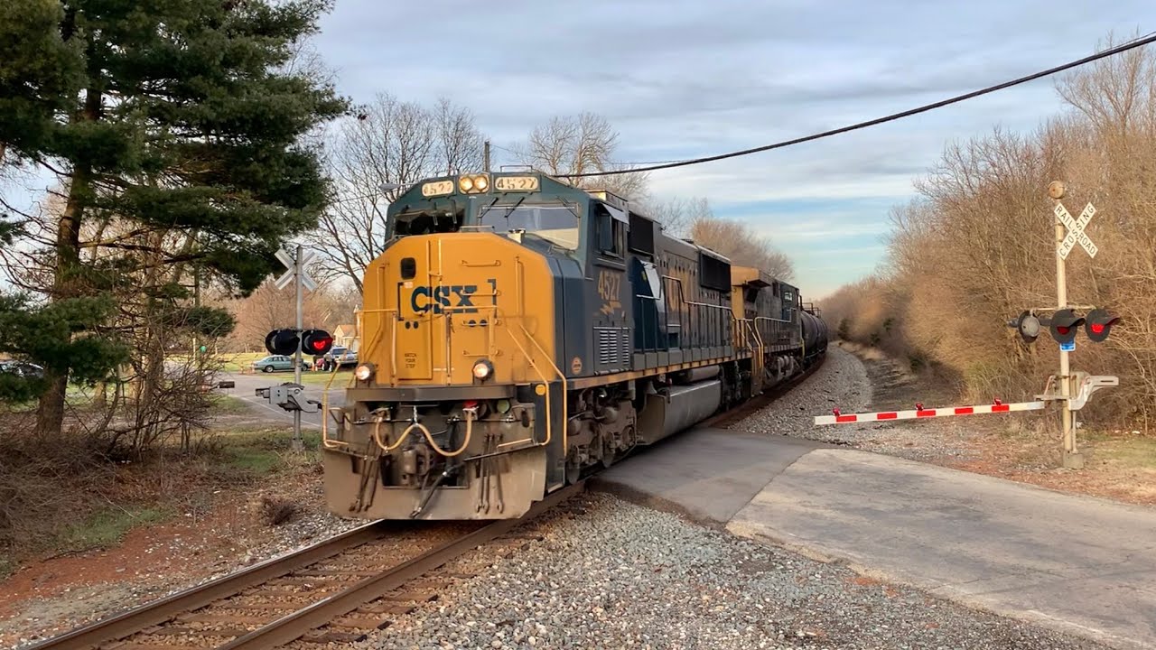 Rail Up Close, CSX Steel Coils Train!  Street Running Train Preview, Norfolk Southern Local Switcher