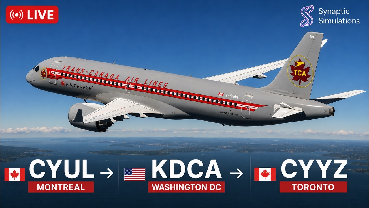 Synaptic A220 | I'm Addicted... | Real World Air Canada OPS | VATSIM