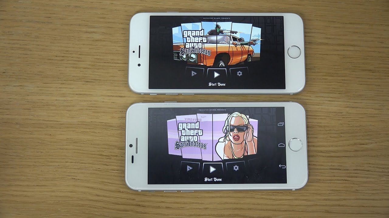 GTA San Andreas iPhone 6 vs. Goophone I6 4K Gameplay Review