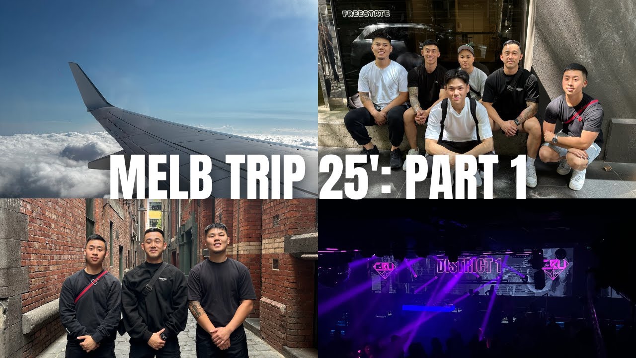 MELBOURNE TRIP 25': PART 1! | HezzaVlogs