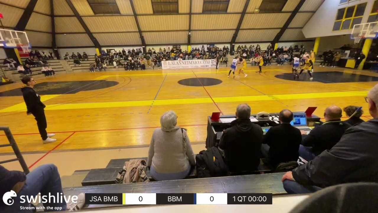 Live propulsé par l'application Swish Live
JSA BMB  VS BBM