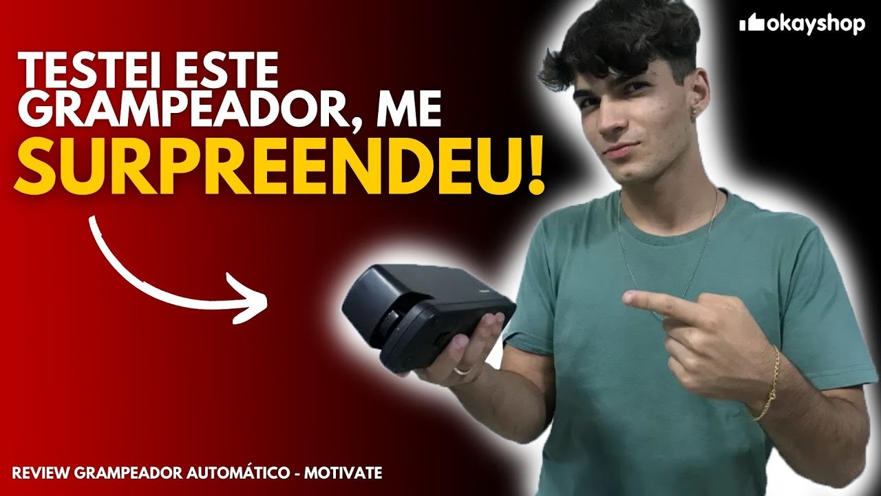 ESSE É O MELHOR GRAMPEADOR AUTÓMATICO !! - REVIEW