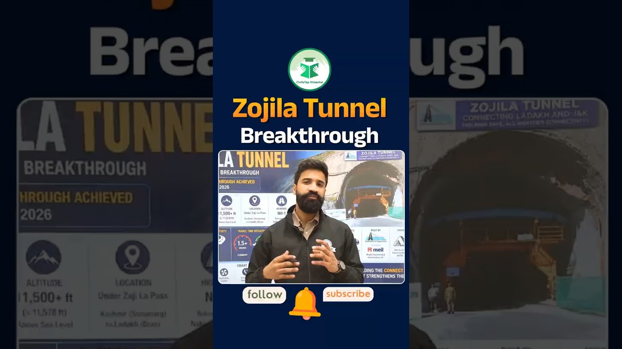 Zojila Tunnel Breakthrough! 🇮🇳 India's Engineering Marvel in the Himalayas