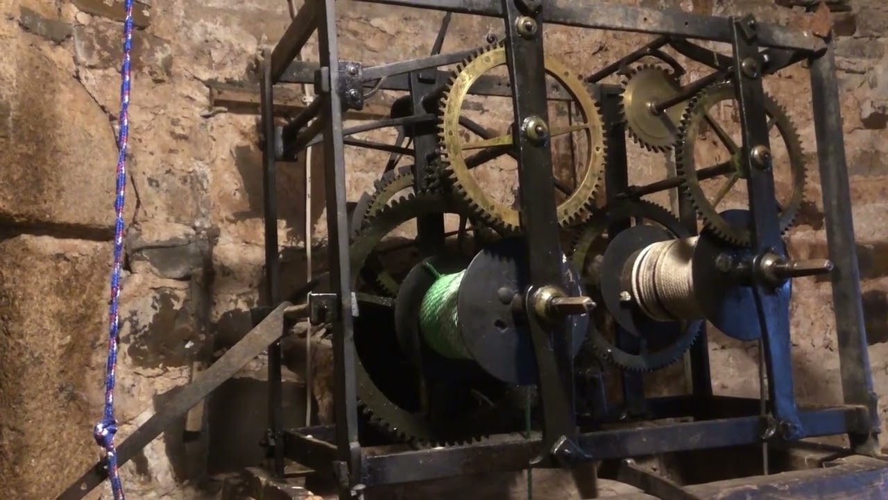 The clock mechanism in action