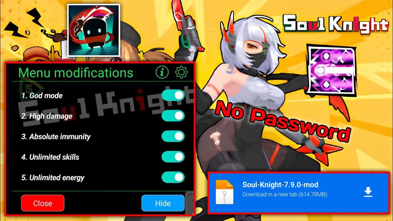 Soul Knight Mod Menu 2026 V 7.9.0 - Unlimited Money & Unlock All Character